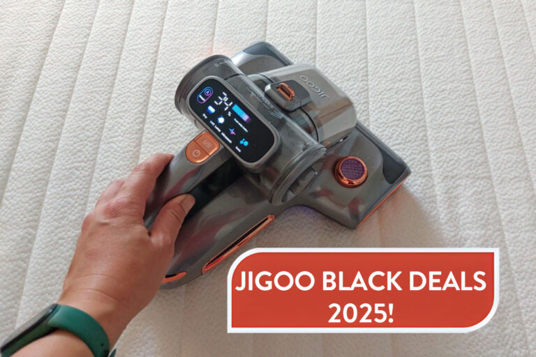 Black Week bei JIGOO! Bis zu 20% Rabatt auf smarte Milbensauger