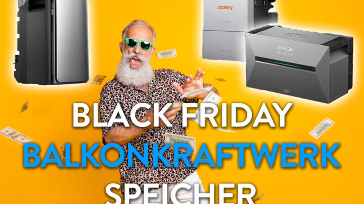 Die besten 4 Balkonkraftwerk Speicher Angebote im Black Month
