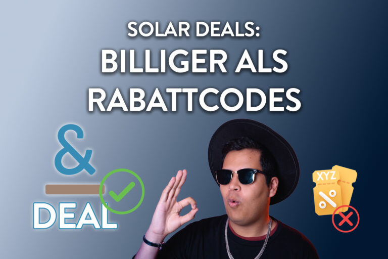Kleines Kraftwerk: Wir stellen die besten Solar Deals vor!