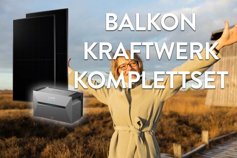 Balkonkraftwerk 1000W + SOLIX 3 Pro: Black-Friday-Deal