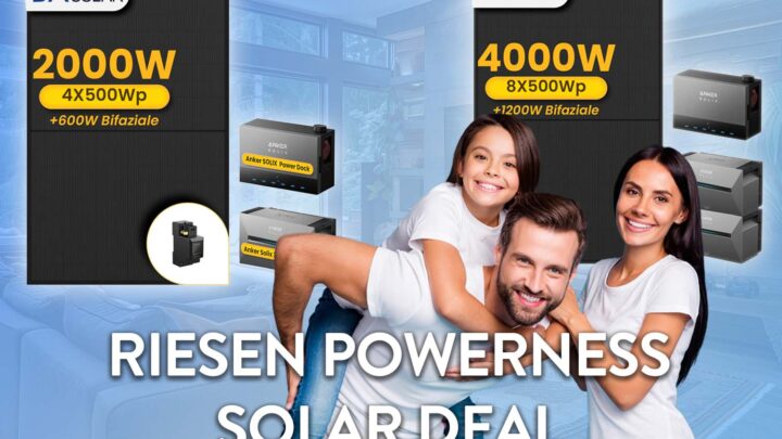 Große und smarte Balkonkraftwerksets jetzt bei Powerness!