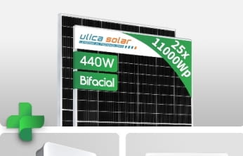 11 kWp Solaranlage + 12.8 kWh Speicher