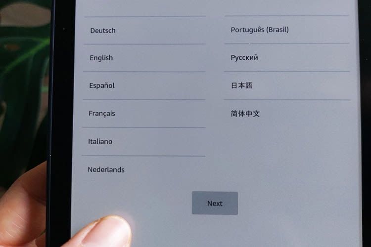 Hier sind die für die Nutzung wählbaren Sprachen zu sehen Hier sind die für die Nutzung wählbaren Sprachen zu sehen
