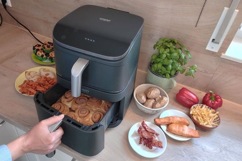 Eine Heißluftfritteuse eignet sich für viele unterschiedliche Speisen Eine Heißluftfritteuse eignet sich für viele unterschiedliche Speisen