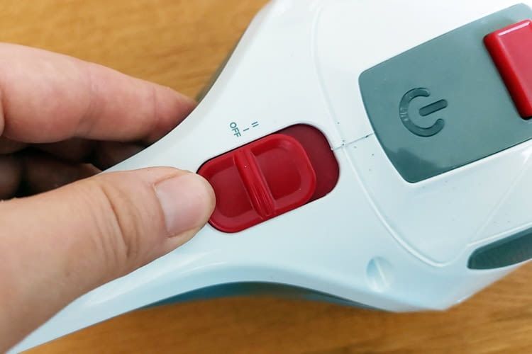 Leider stehen Nutzern hier nur zwei Saugstufen zur Auswahl Leider stehen Nutzern hier nur zwei Saugstufen zur Auswahl