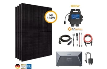 Solago 1780W Komplettset + Anker Speicher