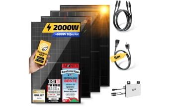 2.000W Balkonkraftwerk mit 6,33 Solakon ONE Speicher