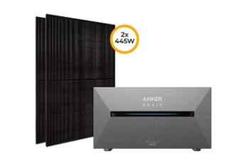 Solago 800W Balkonkraftwerk + Anker Solix 2 Pro