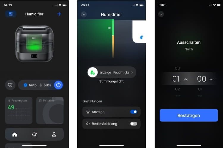 In der App gab es viele nützliche Einstellungen, die in unserem Test überzeugen konnten In der App gab es viele nützliche Einstellungen, die in unserem Test überzeugen konnten