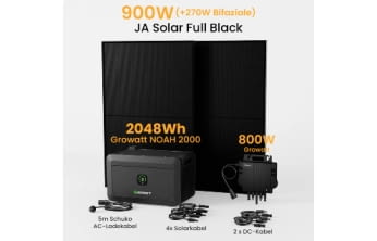 Growatt NOAH 2000 inkl. Solarmodule