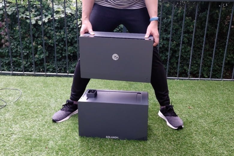 Dieser Speicher entspricht mit ca. 2 kWh Kapazität pro Modul dem üblichen Standard Dieser Speicher entspricht mit ca. 2 kWh Kapazität pro Modul dem üblichen Standard