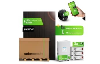 15 kWp PV-Anlage und 15 kWh Speicher