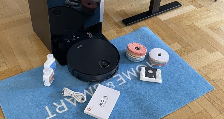 Der Lieferumfang des Mova Mobius 60 ist gut und es sind sogar einige Ersatzteile enthalten Der Lieferumfang des Mova Mobius 60 ist gut und es sind sogar einige Ersatzteile enthalten