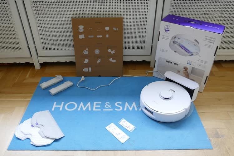 Der Lieferumfang des Haushaltshelfers von Narwal ist umfassend. Der Lieferumfang des Haushaltshelfers von Narwal ist umfassend.