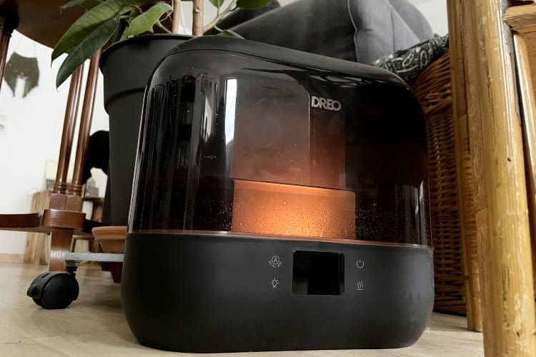 Der Dreo bietet eine attraktive LED-Beleuchtung Der Dreo bietet eine attraktive LED-Beleuchtung