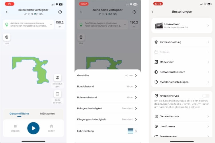 Die eufy App ist übersichtlich und bietet viele neue Einstellungsmöglichkeiten Die eufy App ist übersichtlich und bietet viele neue Einstellungsmöglichkeiten