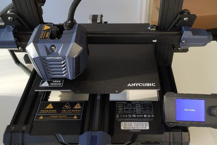 Die Auto-Leveling Funktion des Anycubic 3D-Druckers ist besonders praktisch Die Auto-Leveling Funktion des Anycubic 3D-Druckers ist besonders praktisch
