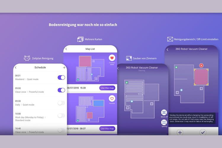 Die App zeigt alle wichtigen Einstellungen in übersichtlichen Grafiken an Die App zeigt alle wichtigen Einstellungen in übersichtlichen Grafiken an