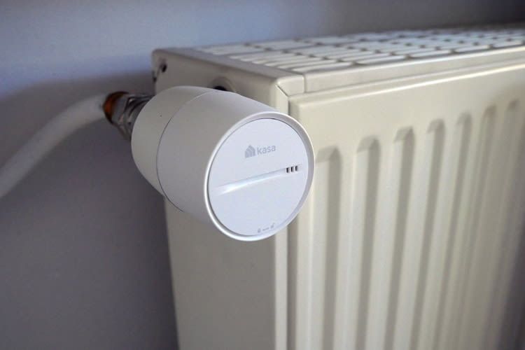 Hier ist eines unserer Smart Home Test-Thermostate zu sehen Hier ist eines unserer Smart Home Test-Thermostate zu sehen