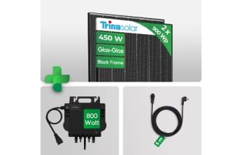 ACTEC Solar 900 Watt Balkonkraftwerk Set