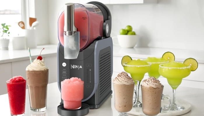 Die Ninja Slushi Slushmaschine ist ähnlich gut wie unser Testsieger Die Ninja Slushi Slushmaschine ist ähnlich gut wie unser Testsieger