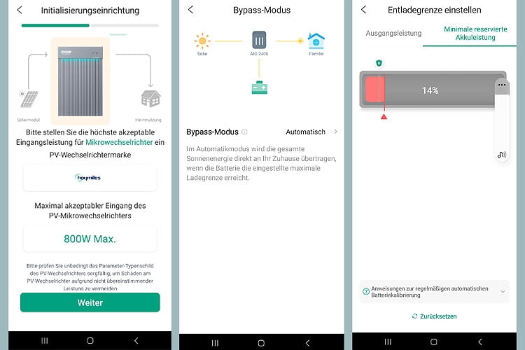 Die Zendure App bietet viele praktische Individualisierungsoptionen Die Zendure App bietet viele praktische Individualisierungsoptionen