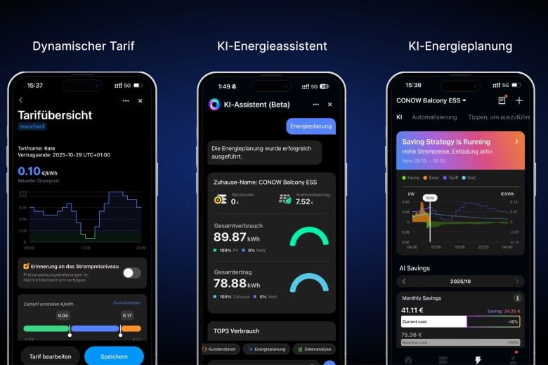 Dieses System ist auch mit dynamischen Stromtarifen nutzbar Dieses System ist auch mit dynamischen Stromtarifen nutzbar