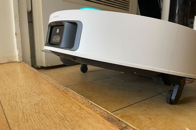 Der Dreame X50 Ultra Complete überwindete unsere 3,5cm Testschwelle mit bravour Der Dreame X50 Ultra Complete überwindete unsere 3,5cm Testschwelle mit bravour