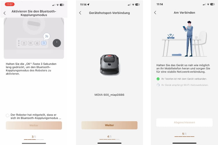 bei der Einrichtung in der App hatten wir mehrmals Probleme bei der Einrichtung in der App hatten wir mehrmals Probleme