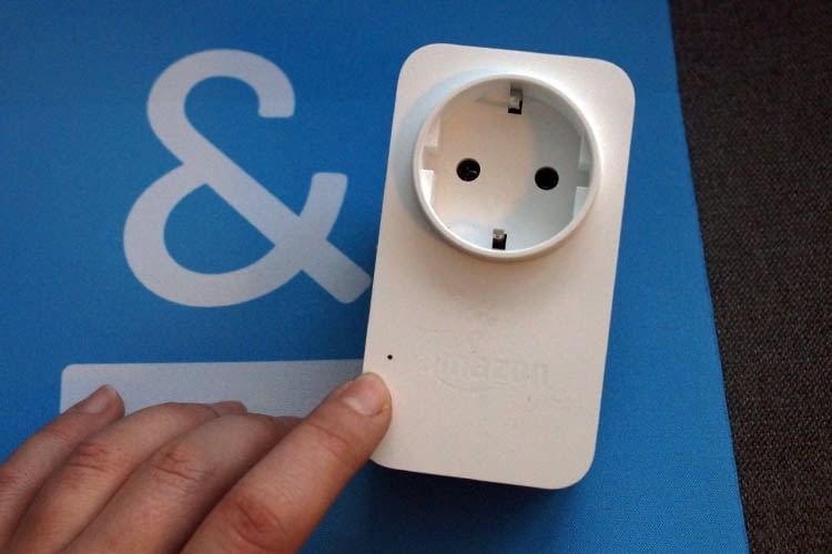 An dieser Stelle befindet sich die Status-LED des Amazon Smart Plug An dieser Stelle befindet sich die Status-LED des Amazon Smart Plug