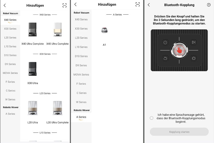 Die App leitet ihre Nutzer Schritt-für-Schritt durch die Installation Die App leitet ihre Nutzer Schritt-für-Schritt durch die Installation