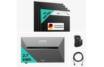 Yuma 2000 W Balkonkraftwerk mit SOLIX 3