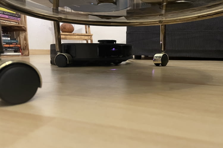 Gegenstände mit Rollen hat der Eureka im Test häufig verschoben Gegenstände mit Rollen hat der Eureka im Test häufig verschoben