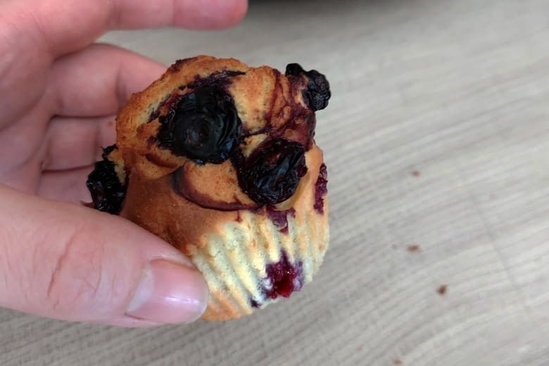 Hier ist deutlich das sehr ungleichmäßige Bräunungsergebnis zu sehen Hier ist deutlich das sehr ungleichmäßige Bräunungsergebnis zu sehen