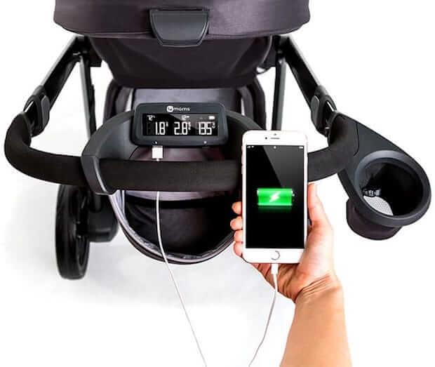 moxi Kinderwagen von 4moms mit Smartphone Ladebuchse moxi Kinderwagen von 4moms mit Smartphone Ladebuchse