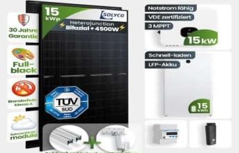 Solaranlage von tepto mit 15 kWp und Speicher