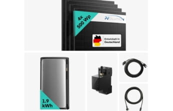 2.000W Balkonkraftwerk mit EcFlow STREAM Utra Speicher