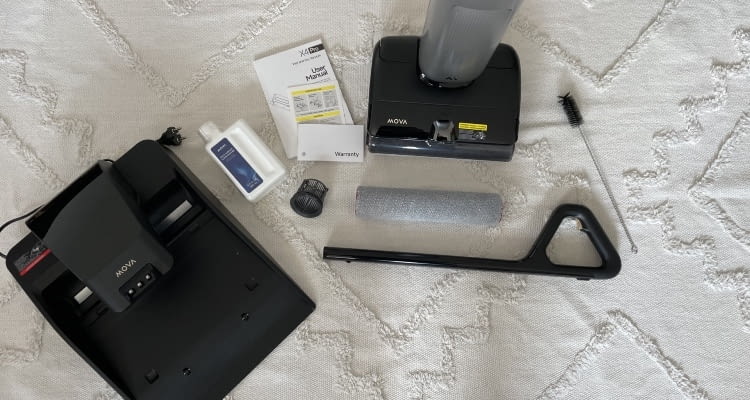 Im Mova X4 Pro Test gab es einen ordentlichen Lieferumfang Im Mova X4 Pro Test gab es einen ordentlichen Lieferumfang