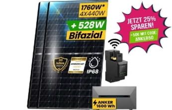 1760 Watt Balkonkraftwerk nur 1.659 Euro