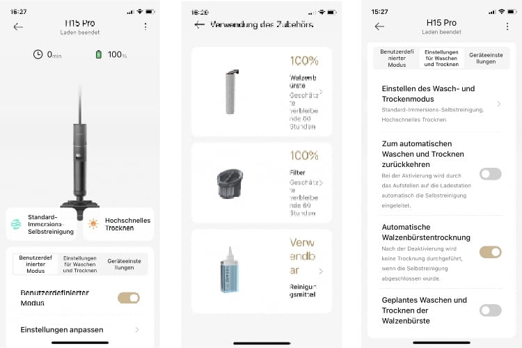 Die Dreamehome App ist sehr übersichtlich Die Dreamehome App ist sehr übersichtlich