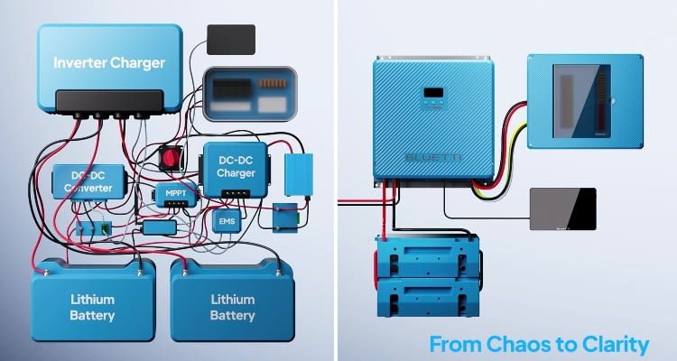 BLUETTI RVSolar 48V System bietet eine einfache Energie Lösung BLUETTI RVSolar 48V System bietet eine einfache Energie Lösung