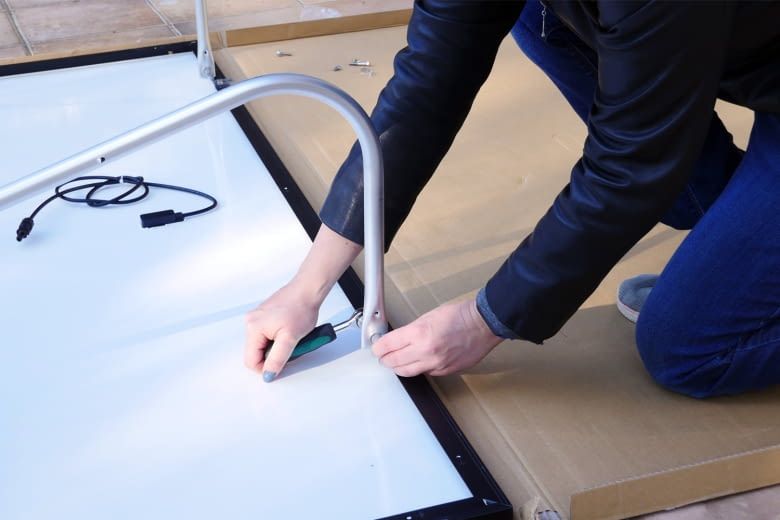 Flachdach- und Bodenhalterungen sind besonders Einsteigerfreundlich Flachdach- und Bodenhalterungen sind besonders Einsteigerfreundlich