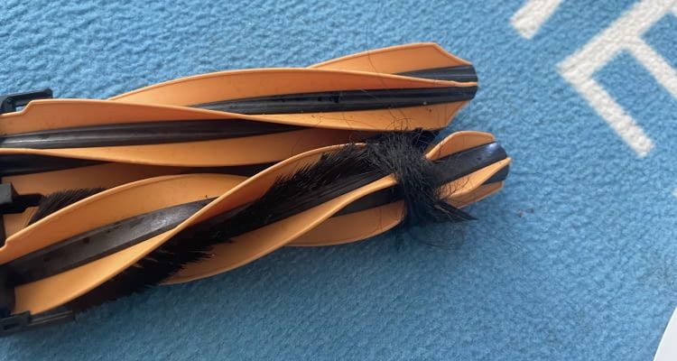 Die Haare waren im Mova V50 Ultra Complete Test sehr einfach abzustreifen Die Haare waren im Mova V50 Ultra Complete Test sehr einfach abzustreifen