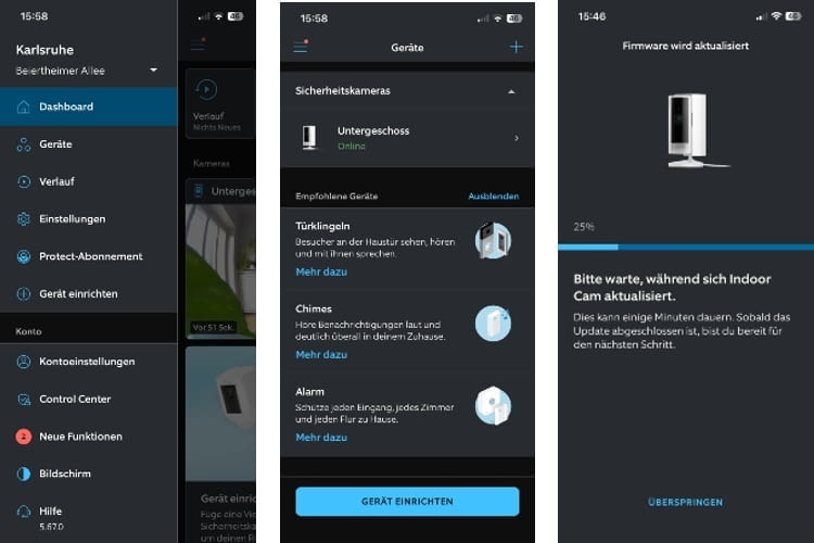 Die Ring App begleitet den Nutzer von der Erstinstallation bis zur Nutzung der Funktionen Die Ring App begleitet den Nutzer von der Erstinstallation bis zur Nutzung der Funktionen