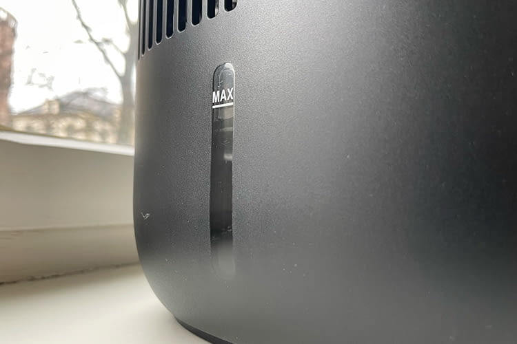 Das Sichtfenster war praktisch, um den Wasserstand abzulesen Das Sichtfenster war praktisch, um den Wasserstand abzulesen