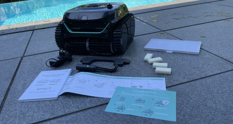 Der Lieferumfang im Wybot C2 Test war vollständig und ausreichend Der Lieferumfang im Wybot C2 Test war vollständig und ausreichend