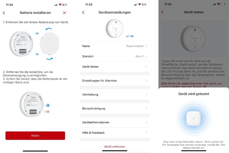 Die X-Sense ist einfach und sehr übersichtlich gestaltet Die X-Sense ist einfach und sehr übersichtlich gestaltet