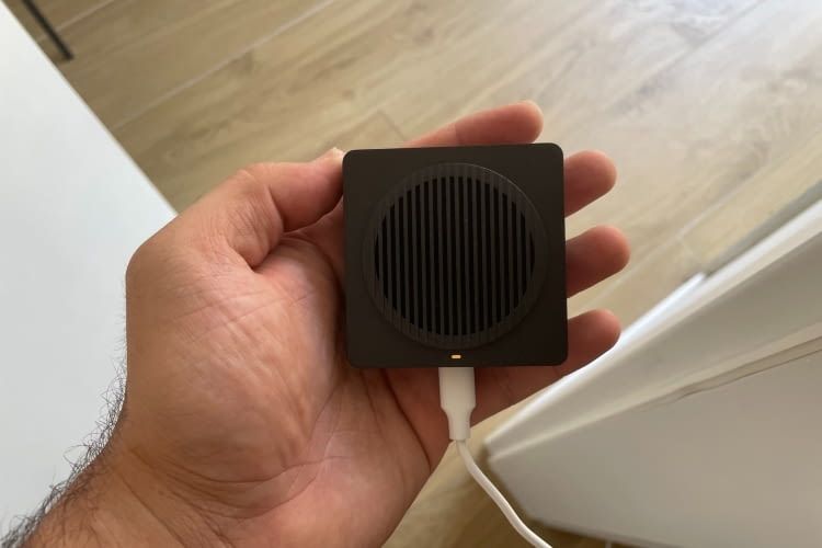 Der Gong der Türklingel kann flexibel platziert werden, benötigt aber Dauerstrom Der Gong der Türklingel kann flexibel platziert werden, benötigt aber Dauerstrom