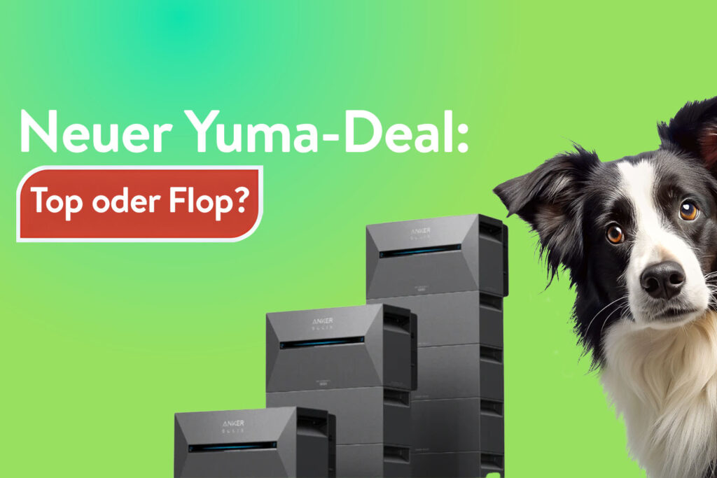 Günstig bei Yuma sichern! 2.000 Watt Balkonkraftwerk mit Anker SOLIX 3