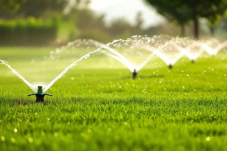 Offene Rasenflächen benötigen vergleichsweise viel Wasser Offene Rasenflächen benötigen vergleichsweise viel Wasser